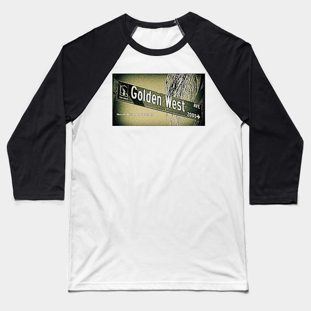 Golden West Blvd, Arcadia, California by Mistah Wilson Baseball T-Shirt by MistahWilson